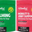 Bundle: Vibeful Favorites Bundle – Mobility & Calming Support Beef & Peanut Butter Dog Soft Chew Supplements, 28 count