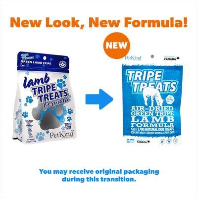 Green Lamb Tripe Formula Grain-Free Dog & Cat Treats, 6-oz, bag