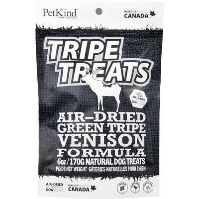 Venison Tripe Formula Jerky Dog Treats, 6-oz bag