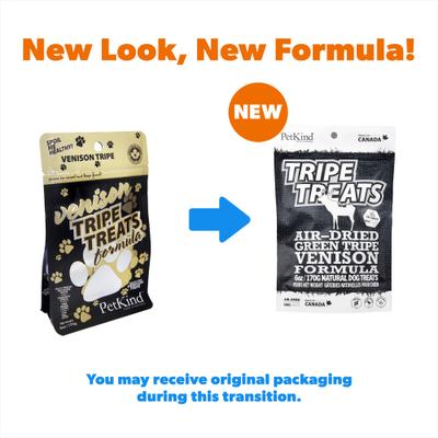 Venison Tripe Formula Jerky Dog Treats, 6-oz bag