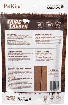 Green Bison Tripe Formula Grain-Free Dog & Cat Treats, 6-oz bag