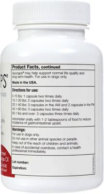 CX Apoptogen Formula Dog Supplement, 90 count