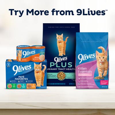 9Lives, Indoor Essentials Adult, pollo + salmón, 1.43 / 5.44 / 9.07 kg.