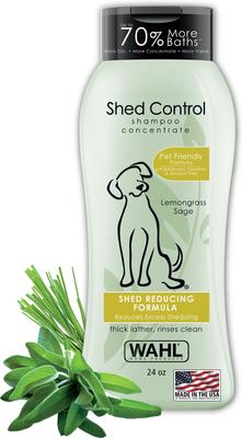 Shed Control Oatmeal Dog Shampoo, Light Green/Yellow, Lemongrass & Sage, 24-oz bottle