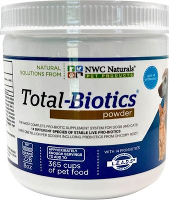 Total-Biotics Probiotic Dog & Cat Powder Supplement, 8-oz jar