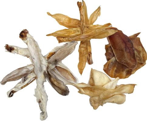 Natural Ears Sample Set Dog Natural Chew, Small/Medium