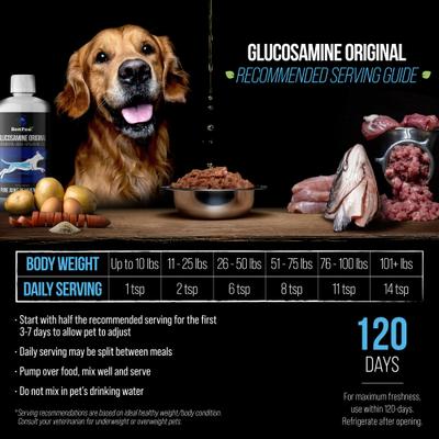 Original Dream Glucosamine Unflavored Liquid Joint Support Supplement for Dogs & Cats, 32-fl oz bottle