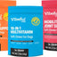 Bundle: Vibeful Favorites - Mobility, Multivitamin & Allergy Beef & Peanut Butter Dog Soft Chew Supplements, 42 count bundle