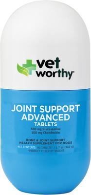 Advanced Chewable Tablet Joint Support Supplement for Dogs, 90 count