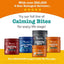 Hemp Elements Calming Bites, Suplemento de Hemp sabor Pavo, para Perro. 90 chews.