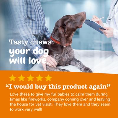 Hemp Elements Calming Bites, Suplemento de Hemp sabor Pavo, para Perro. 90 chews.
