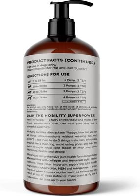 Glucosamine Liquid Joint Supplement for Dogs, 16-fl oz bottle