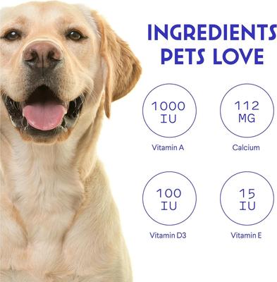 Daily Multi 21 Multivitamin Soft Chews Supplement for Dogs, 60 count