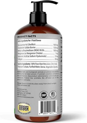 Glucosamine Liquid Joint Supplement for Dogs, 16-fl oz bottle