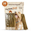 Twists 5-in Peanut Butter Flavor Rawhide Dog Chew Treats, 50 count