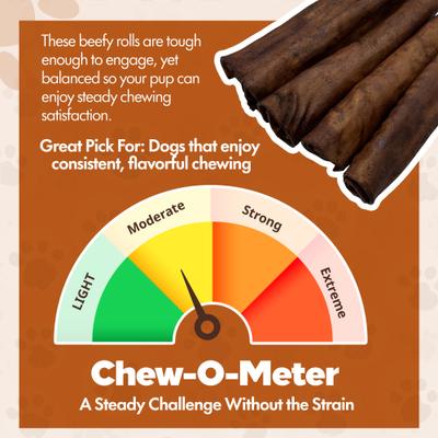 Retriever Rolls 7 to 8-in Beef Flavor Rawhide Dog Chew Treats, 6 count