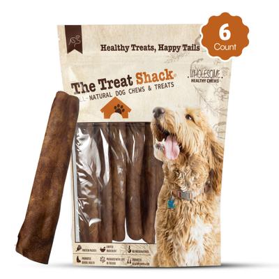 Retriever Rolls 7 to 8-in Beef Flavor Rawhide Dog Chew Treats, 6 count