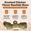 Knotted 8 to 9-in Chicken Flavor Rawhide Bone Dog Treats, 10 count