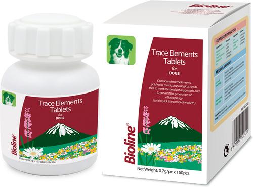 Trace Element Tablets Supplement for Dogs, 160 count