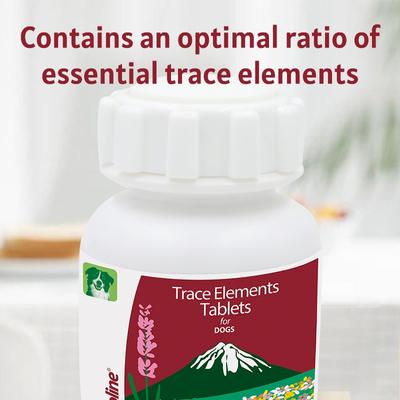 Trace Element Tablets Supplement for Dogs, 160 count