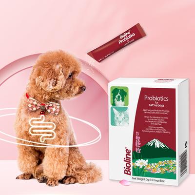 Probiotics Powder Digestive Aid Supplement for Dogs & Cats, 10 count