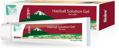 Solution Salmon Flavored Gel Hariball Control Supplement for Cats, 3.5-oz tube