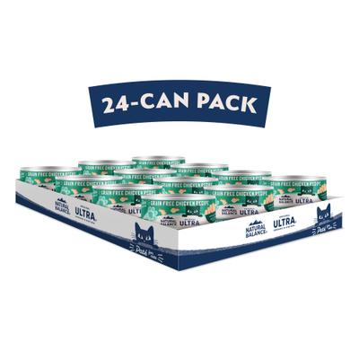 Original Ultra Grain-Free Chicken Recipe Canned Cat Food, 5.5-oz can, case of 24