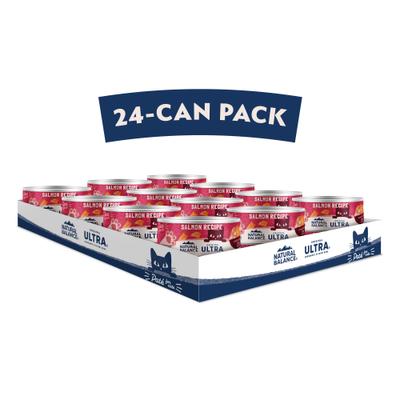 Ultra Premium Salmon Formula Canned Cat Food, 5.5-oz, case of 24