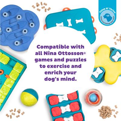 Nina Ottosson by Outward Hound Apple Bacon Puzzle Bitez Training Dog Treats, 7.5-oz bag