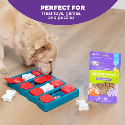 Nina Ottosson by Outward Hound Apple Bacon Puzzle Bitez Training Dog Treats, 7.5-oz bag