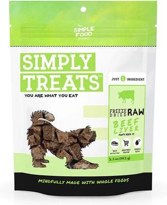 Bison Liver Freeze-Dried Dog Treats, 3.5-oz
