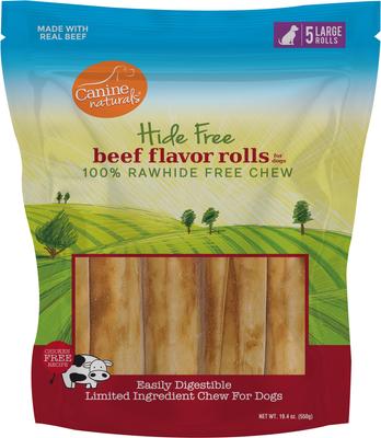 Hide Free 7-inch Beef Flavor Stick Dog Chew, 5 count