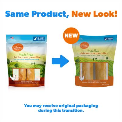 Hide Free Chicken Recipe Medium Dog Treats, 2 count