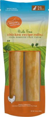 Hide Free Chicken Recipe X-Large Roll Dog Chew Treat, 2 count