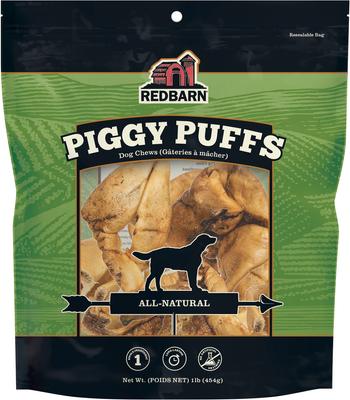 Naturals Piggy Puffs Dog Treats, 1-lb bag