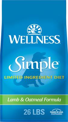 Simple Limited Ingredient Diet Lamb & Oatmeal Formula Dry Dog Food, 26-lb bag