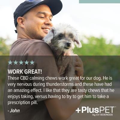 Pet Calming Care Beef & Bacon Flavored Soft Chew Full Spectrum Hemp Extract Calming Health Supplement for Dogs, 30 count