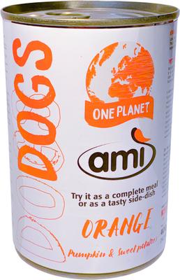 Comida húmeda vegana para perros con zanahorias y papas amarillas, lata de 14 oz, caja de 12