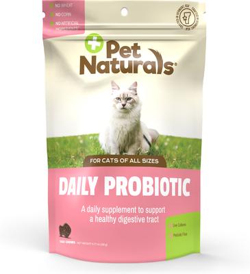 Daily Probiotic Tummy Health Duck-Flavored Chews Digestive Aid for Cats, 160 count