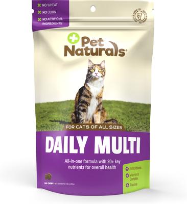 Daily Multi All-in-One Fish Flavored Chews Vitamins for Cats, 160 count