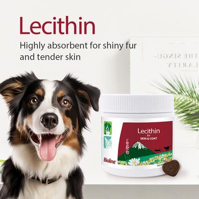 Lecithin Duck & Chicken Flavored Granules Skin & Coat Supplement for Dogs & Cats, 7.1-oz jar