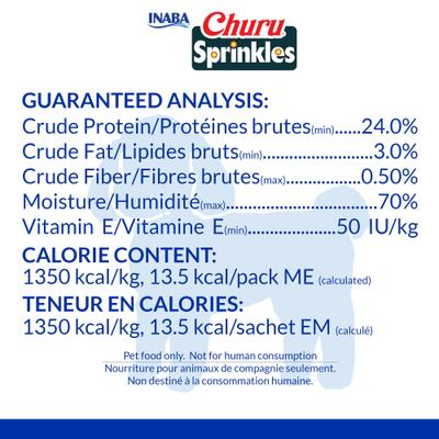 Churu Sprinkles Chicken & Vegetable Recipe Grain-Free Soft & Chewy Dog Treats, 0.35-oz tube, 18 count