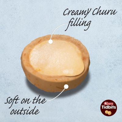 Churu Tidbits - Golosinas para gatos sin cereales con receta de atún, tubo de 0,42 oz, 8 unidades