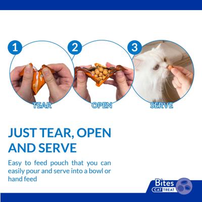 Churu Tidbits - Golosinas para gatos sin cereales con receta de pollo, tubo de 0,42 oz, 8 unidades