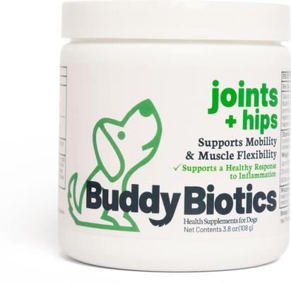 Joints + Hips Powder Supplement for Dogs, 108-g jar