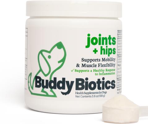 Joints + Hips Powder Supplement for Dogs, 108-g jar