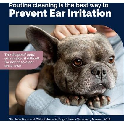 Octibliss Eliminador de suciedad y cera para perros y gatos, limpiador de oídos, botella de 8 onzas líquidas