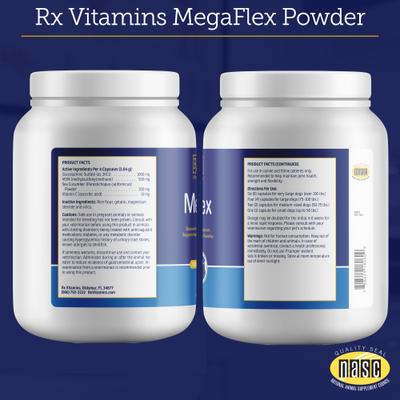 MegaFlex Capsules Joint Supplement for Cats & Dogs, 600 count