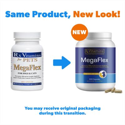 MegaFlex Capsules Joint Supplement for Cats & Dogs, 600 count