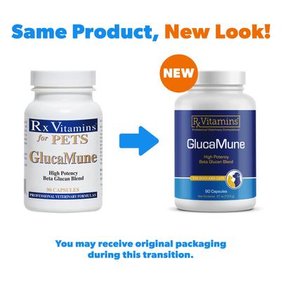 GlucaMune Capsules Immune Supplement for Cats & Dogs, 90 count